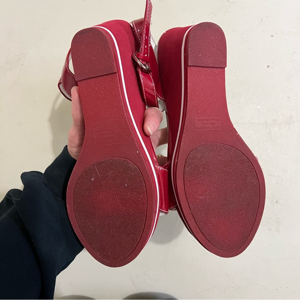 Rampage Women's Burgundy Sandals - Picture 8 of 8